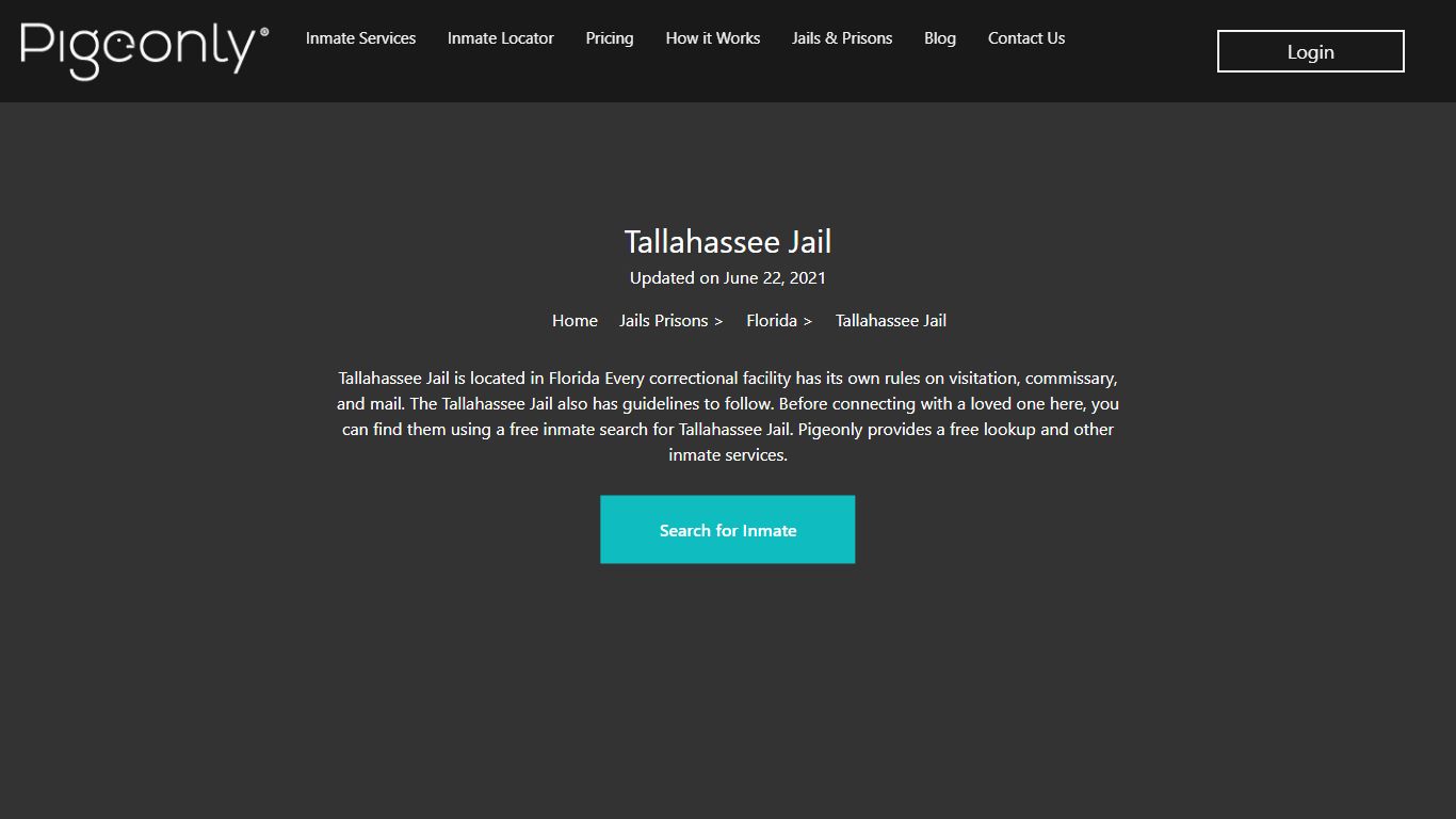 Tallahassee Jail Inmate Search | Florida